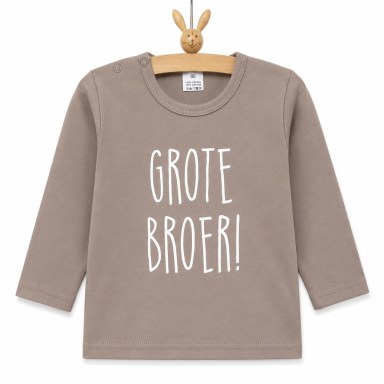 shirtje met tekst, zwangerschapsaankondiging, grote broer